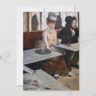Edgar Degas - In a Cafe / The Absinthe Thank You Card