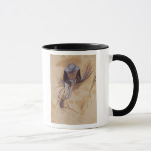 Edgar Degas Jockey flexed forward standing Mug