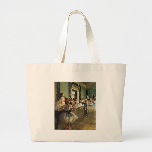 Edgar Degas La Classe de Danse Large Tote Bag (Front)