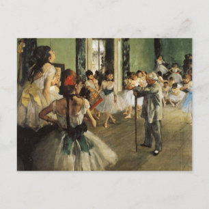 Edgar Degas La Classe de Danse Postcard