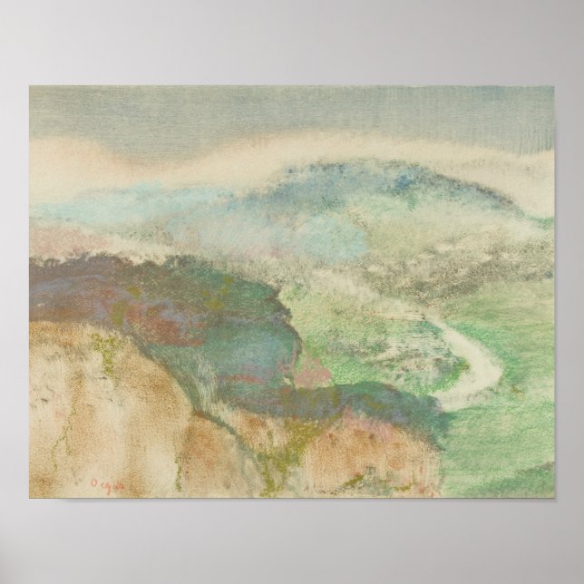 Edgar Degas - Landscape Poster (Front)