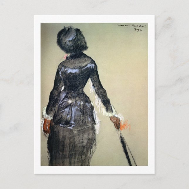 Edgar Degas | Mary Cassatt at the Louvre Postcard (Front)