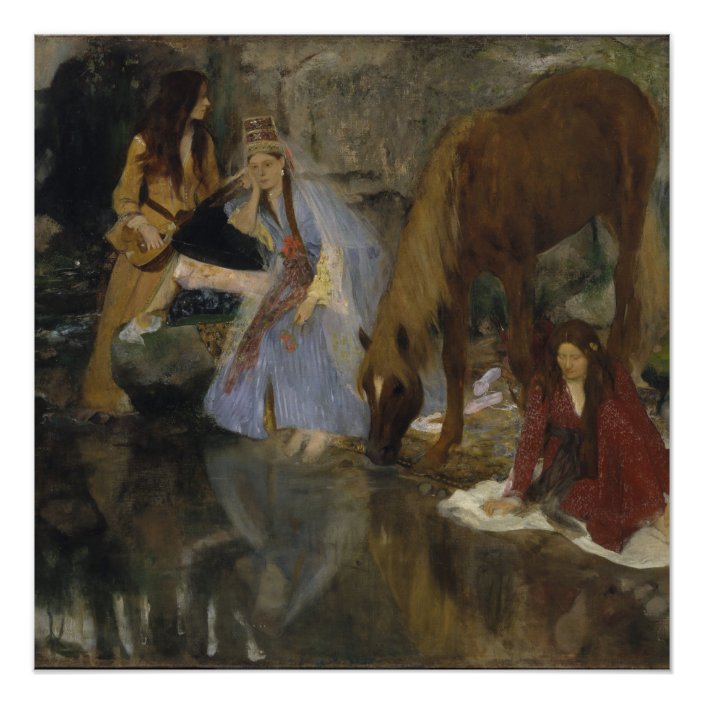 Edgar Degas Mlle Fiocre in Ballet La Source Glossy Poster ...