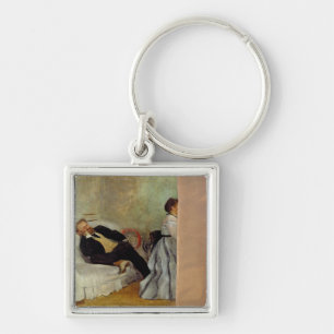 Edgar Degas Monsieur and Madame Edouard Manet Key Ring