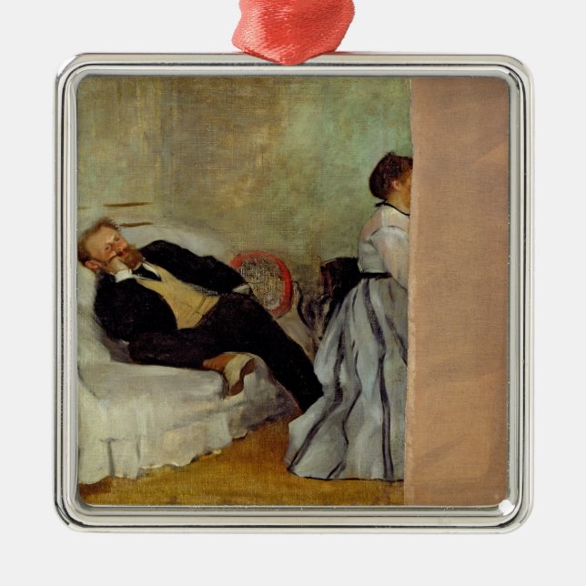 Edgar Degas | Monsieur and Madame Edouard Manet Metal Tree Decoration (Front)