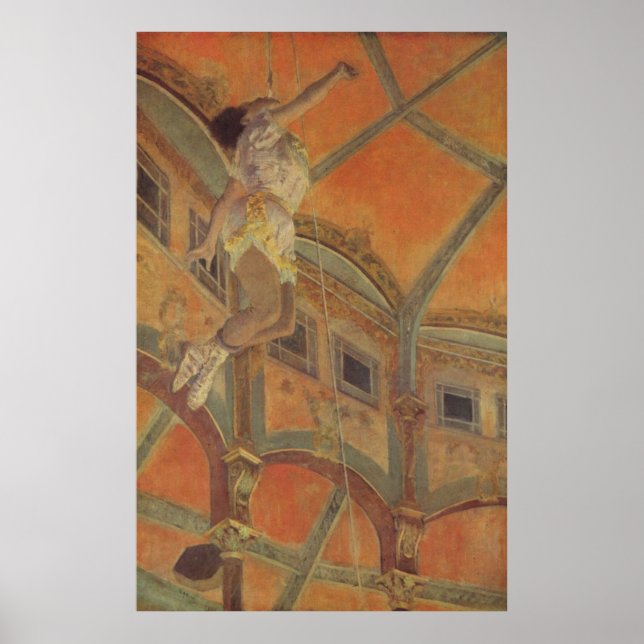 Edgar Degas - Ms Lala Circus Fernando 1879 trapeze Poster (Front)