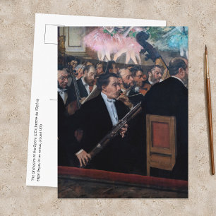 Edgar Degas - Orchestra at the Opera Postcard