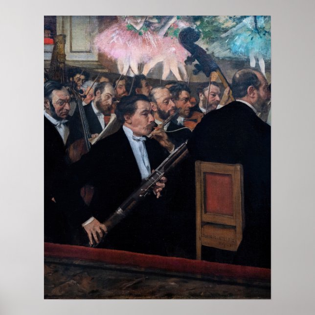 Edgar Degas - Orchestra at the Opera Poster (Front)