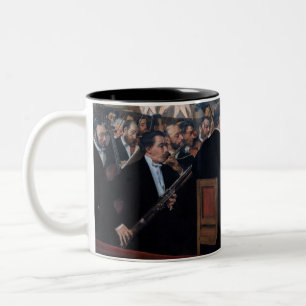 Edgar Degas - Orchestra at the Opera Two-Tone Coffee Mug