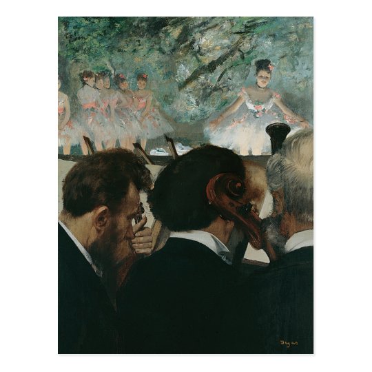 Edgar Degas | Orchestra Musicians Postcard