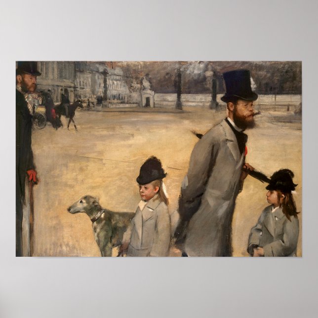 Edgar Degas | Place de la Concorde, 1875 Poster (Front)