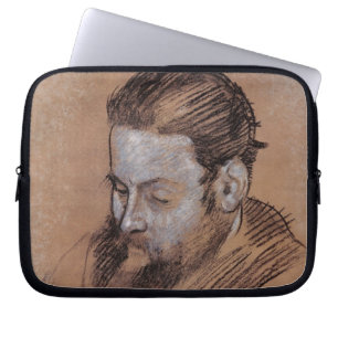 Edgar Degas   Portrait of Diego Martelli Laptop Sleeve