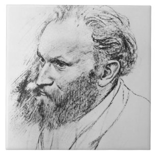 Edgar Degas   Portrait of Edouard Manet Tile