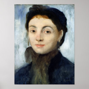 Edgar Degas   Portrait of Josephine Gaujelin, 1867 Poster