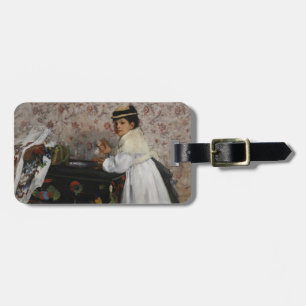 Edgar Degas Portrait of Mlle Hortense Valpinçon Luggage Tag
