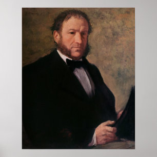 Edgar Degas Portrait of Monsieur Ruelle, 1861 Poster