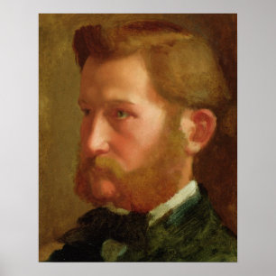 Edgar Degas   Portrait of Paul Vapincon Poster