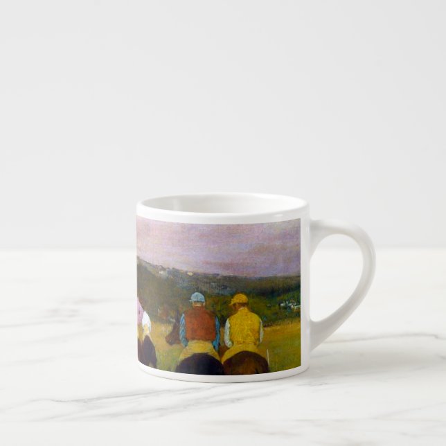Edgar Degas Race Horses at Longchamp Espresso Cup (Right)