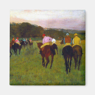 Edgar Degas Race Horses at Longchamp Magnet