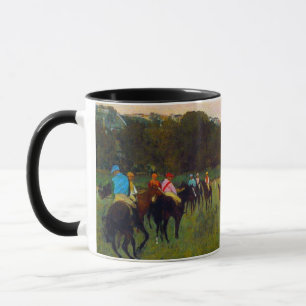 Edgar Degas Race Horses at Longchamp Mug