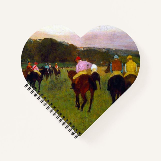 Edgar Degas Race Horses at Longchamp Notebook (Front)