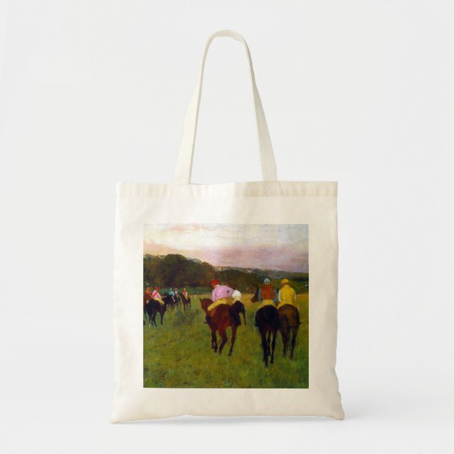 Edgar Degas Race Horses at Longchamp Tote Bag (Front)