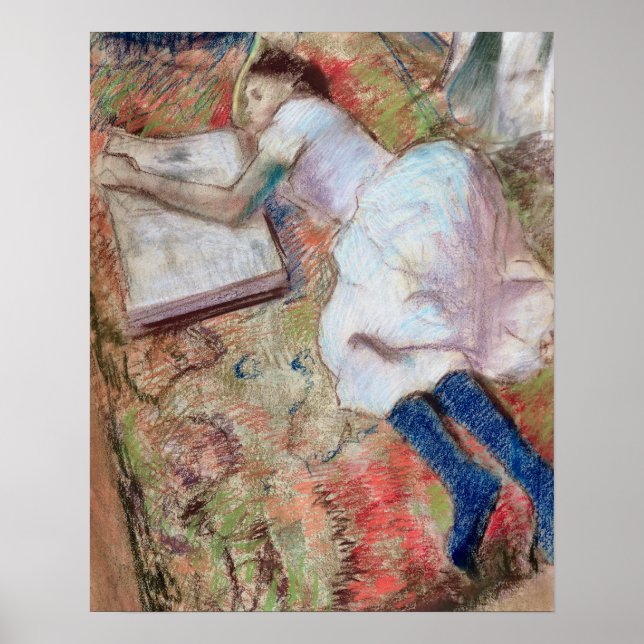 Edgar Degas | Reader Lying Down, c.1889 Poster (Front)