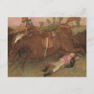 Edgar Degas Scene from the Steeplechase Postcard