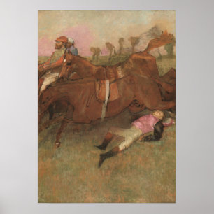 Edgar Degas   Scene from the Steeplechase Poster