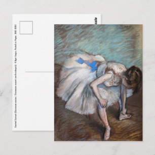Edgar Degas - Seated Dancer Postcard