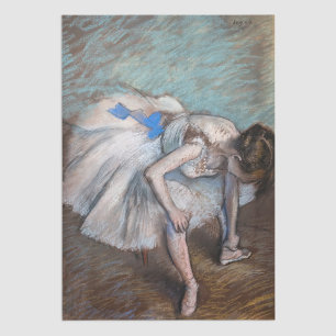 Edgar Degas - Seated Dancer Tissue Paper
