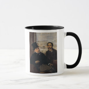 Edgar Degas Self Portrait w Evariste de Valernes Mug