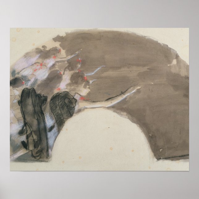 Edgar Degas | Sketch for a fan, c.1879 Poster (Front)