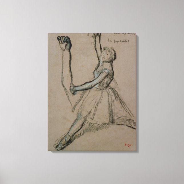 Edgar Degas | Study of a Dancer Canvas Print (Front)