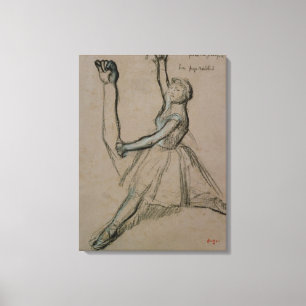 Edgar Degas Study of a Dancer Canvas Print