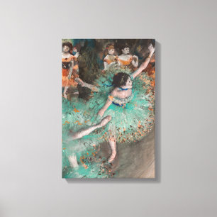 Edgar Degas - Swaying Dancer / Dancer in Green Canvas Print