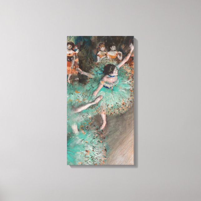 Edgar Degas - Swaying Dancer / Dancer in Green Canvas Print (Front)