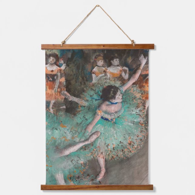 Edgar Degas - Swaying Dancer / Dancer in Green Hanging Tapestry (Front)