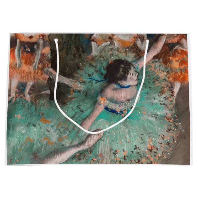 Edgar Degas - Swaying Dancer / Dancer in Green Large Gift Bag (Front)