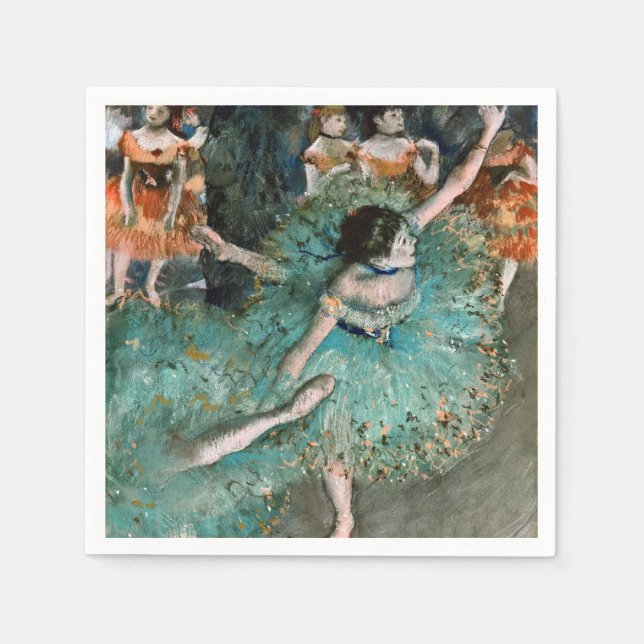 Edgar Degas - Swaying Dancer. Dancer In Green Napkin (Front)