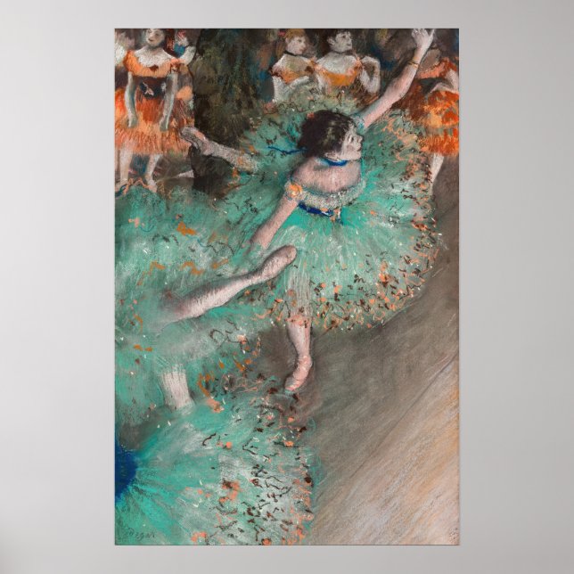 Edgar Degas - Swaying Dancer / Dancer in Green Poster (Front)