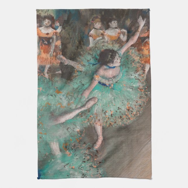 Edgar Degas - Swaying Dancer / Dancer in Green Tea Towel (Vertical)