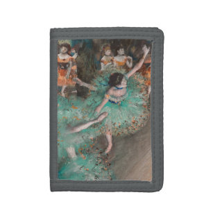 Edgar Degas - Swaying Dancer / Dancer in Green Trifold Wallet