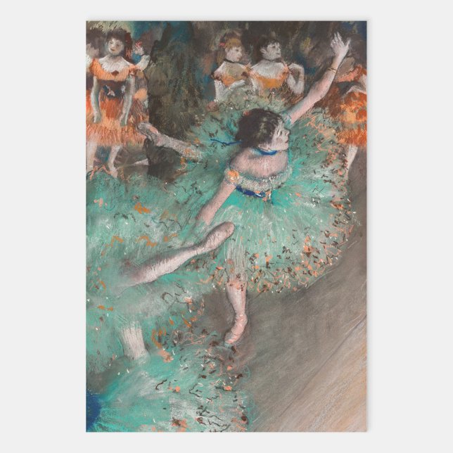 Edgar Degas - Swaying Dancer / Dancer in Green Wrapping Paper Sheet (Creator Uploaded)