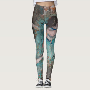 Edgar Degas Swaying Dancer Green Dancer Leggings