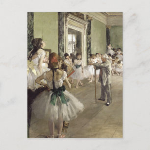Edgar Degas   The Ballet Class   New Address Announcement Postcard