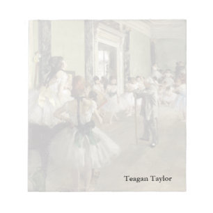 Edgar Degas   The Ballet Class Notepad