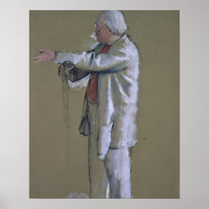 Edgar Degas   The Ballet Master, 1875 (pastel) Poster