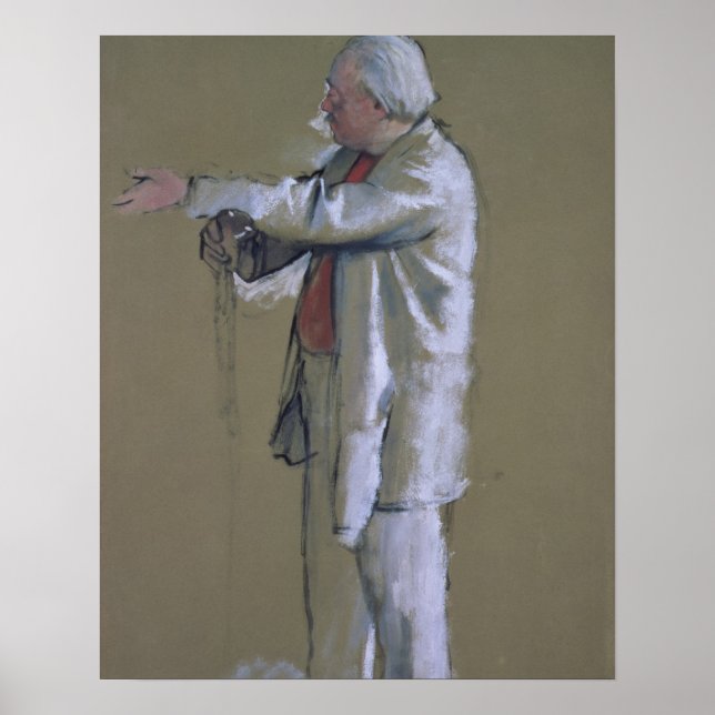 Edgar Degas | The Ballet Master, 1875 (pastel) Poster (Front)