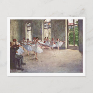 Edgar Degas   The Ballet Rehearsal Postcard